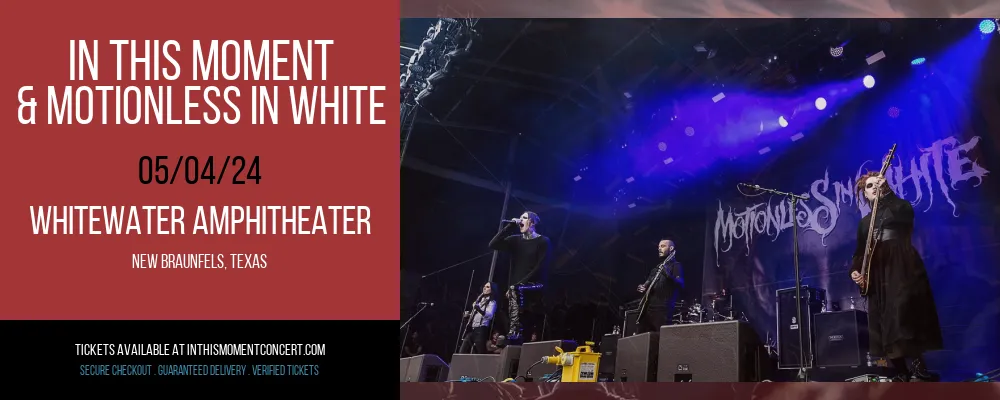 In This Moment & Motionless In White at WhiteWater Amphitheater at WhiteWater Amphitheater